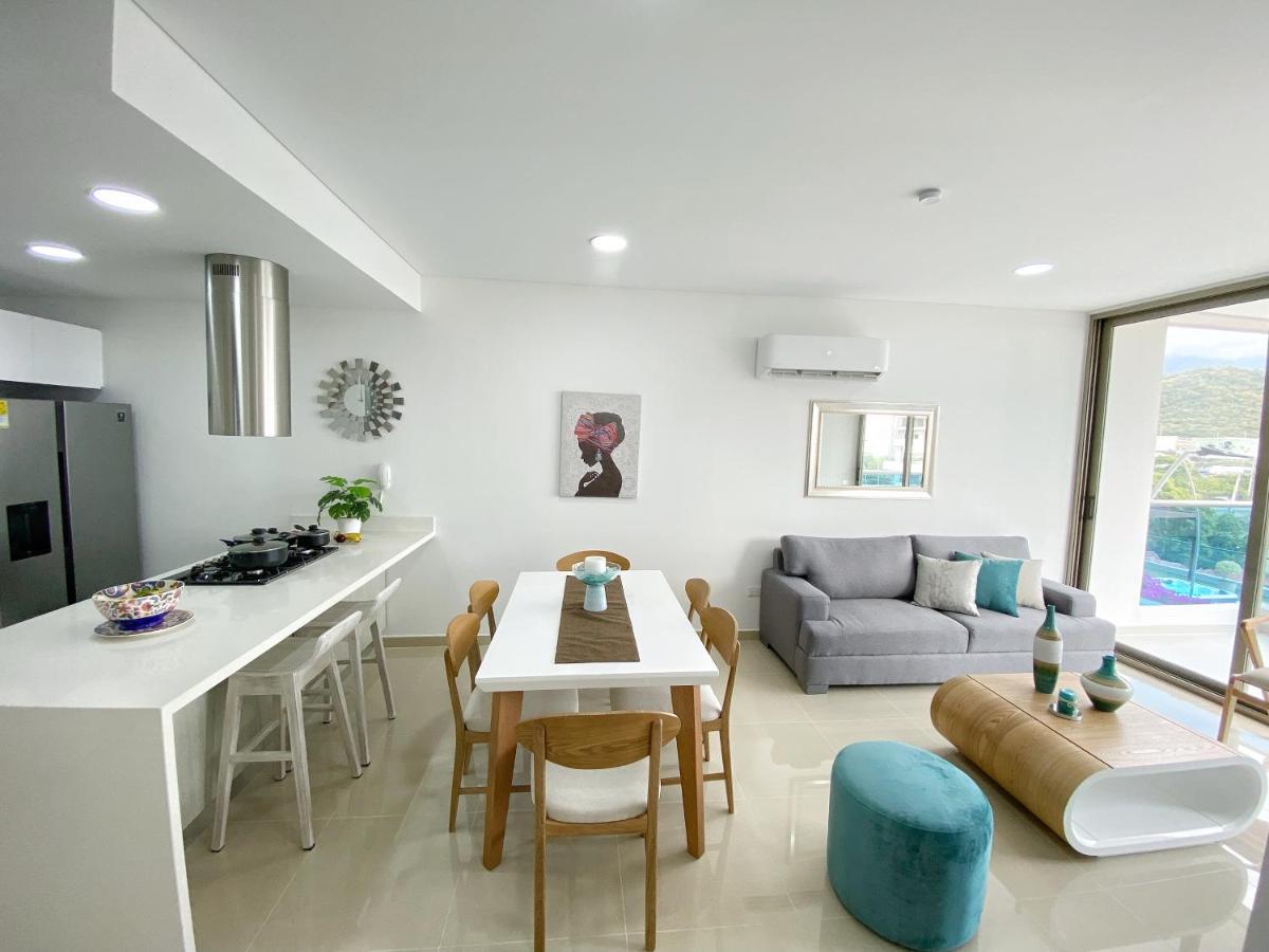 Apartamento Encantador Samaria Club De Playa, 3 Alcobas 6 Personas Playa Privada Santa Marta  Exterior foto